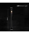 V-Tac 11W LED hagelampe - Sort, IP65, 3000K, Cree chip, 6 års garanti