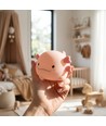 MOCHI Axolotl nattlampe i myk silikon - oppladbar, fargeskift + varmhvit
