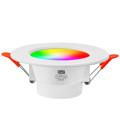 6 stk. 5W Smart Home LED downlight - Bluetooth, fjernkontroll