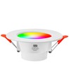 4 stk. RGB+CCT Smart Home downlight - 5W LED, Bluetooth, Google Home & Alexa
