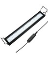 48-68 cm akvariearmatur - 11W LED, hvit/blå/rød/grønn/lilla, justerbar lengde, IP66