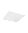 60x60 LED-panel, 36W - Høyde:34mm, Hvit kant