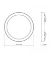 24W Taklampe, 3CCT - Ø292 mm, innebygd lyskilde