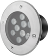 LEDlife nedgravningsspot - 9W, rund, rustfritt stål, 24V AC/DC
