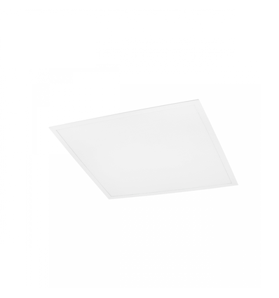 60x60 bakbelyst LED-panel, 40W - Høyde:32mm, 115lm/W, 5 års garanti, hvit kant