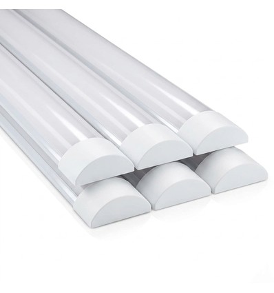 6x 120cm komplett LED-armatur - 40W, 3 års produsentgaranti, 230V