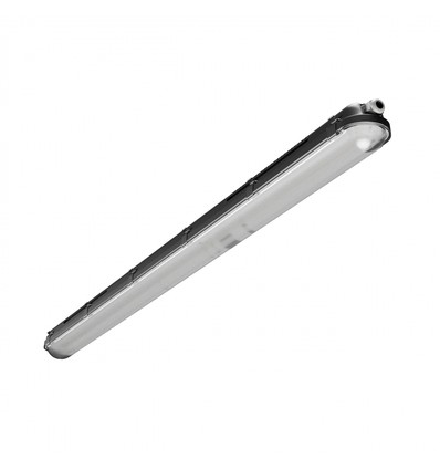 120cm 40W Gigant Pro LED-armatur - Gjennomgangskoblet, 150lm/W, Justerbar Watt, IP66, IK10, Sort