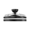 Taklampe med skjult vifte - RA90, CCT, 60W, sort