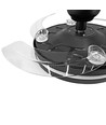 Taklampe m. skjult vifte - RA90, CCT, 60W, sort