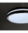 Taklampe m. skjult vifte - RA90, CCT, 60W, sort