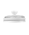 Taklampe m. skjult vifte - RA90, CCT, 60W, hvit
