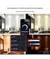 4x GU10 5W Smart Home LED-pære - Bluetooth, 6,6 cm, virker med Google Home, Alexa og smarttelefon