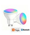 4x GU10 5W Smart Home LED-pære - Bluetooth, RGB+CCT, Tuya/Smart Life