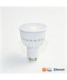 4x GU10 5W Smart Home LED-pære - Bluetooth, 6,6 cm, virker med Google Home, Alexa og smarttelefon