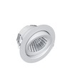 EVA 6 LED Downlight 6W Triac dimbar - 3000K, Ra98, Hvit