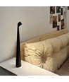 Oppladbar LED bordlampe inne/ute - Sort, 40cm høy, 3-trinns dimbar, IP44 utendørs