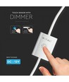 Touch sensor til LED strips, 12V - Max 24W, dimbar, hvit, IP20, Jack stikk tilkobling