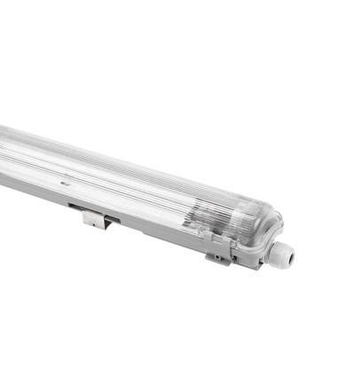 120cm Limea T8 LED-armatur, gjennomgangskoblet - Til 1x 120cm LED-rør, IP65 vanntett