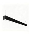 120cm 38/32/24W LED lysskinne - CCT, Sort, taklampe til kontor, inkl. wireoppheng