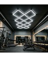 360W RA92 Hexagon LED 14 felt komplett sett - Inkl. strømtilkobling
