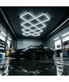 360W RA92 Hexagon LED 14 felt komplett sett - Inkl. strømtilkobling