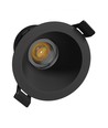 7W CCT innfellingsspot - 3 lysfarger, Ø9cm, Hull: Ø7,5 cm