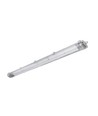 Limea T8 LED armatur - Til 2x 120cm LED rør, IP65 vanntett, gjennomgangskobling, uten rør