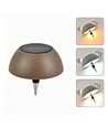 Oppladbar LED flaskelampe - Kaffefarget, CCT, touch dimbar, IP54 utendørs