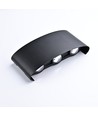 6W CUBIC PRO vegglampe - IP65, sort, viderekobling, justerbar, firkantet, opp/ned, utendørs, inkl. lyskilde