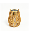 Solar Rattan Lanterne – Bohemsk hagelampe med automatisk tenn/slukk, IP44