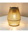 Solar Rattan Lanterne – Bohemsk hagelampe med automatisk tenn/slukk, IP44