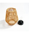 Solar Rattan Lanterne – Bohemsk hagelampe med automatisk tenn/slukk, IP44