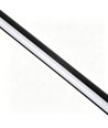 Sort spisestuelampe 126cm - 18W, inkl. wireoppheng
