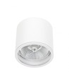 Taklampe til AR111 GU10 - Hvit, IP65 utendørs, Ø12cm, 11,5cm høy, aluminium, uten lyskilde