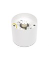 Taklampe til AR111 GU10 - Hvit, IP65 utendørs, Ø12cm, 11,5cm høy, aluminium, uten lyskilde