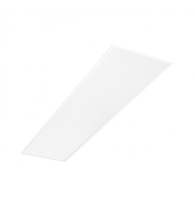 120x30 bakbelyst panel 40W - UGR19, RA90, IP40, hvit kant, 5 års garanti