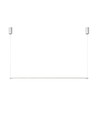 126cm dimbar spisestuelampe - Hvit, 18W LED, inkl. wireoppheng