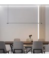 86cm dimbar spisestuelampe - Svart, 11W LED, inkl. wireoppheng