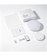 Oppladbar LED taklampe med sensor - Mikrobølgesensor, Ø20cm, 6W, CCT, Hvit