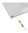 60x60 LED-panel 36W DALI dimbar - Høyde:10mm, 116lm/w, UGR19, RA92, hvit kant