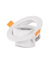 7W Ø10cm LED innfellingsspot - Hull: Ø8 cm, Mål: Ø10 cm, Innebygd driver