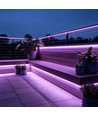 5m 9W/m Lilla Slim COB strip - 230V, IP67 vanntett, 296 LED, kan klippes hver 10cm