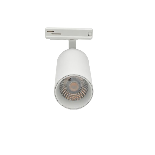 10W 1-faset RA95 skinnespot - Hvit, 1F2W