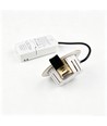 7W RA96 CCT + DimToWarm innfelt spot til isolasjon - dimbar, Hull: Ø6,8 cm, Mål: Ø9,3 cm, gull