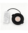 7W RA96 CCT + DimToWarm innbyggingsspotlight for isolasjon - Dimbar, Hull: Ø6,8 cm, Mål: Ø9,3 cm, svart