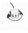 7W RA96 CCT + DimToWarm downlight til isolering - Dimbar, Hull: Ø6,8 cm, Mål: Ø8,3 cm, sort