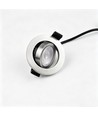 7W Ø8,3cm DimToWarm+CCT innfellingsspot dimbar RA96 - Hull: Ø6,8 cm, Børstet stål