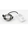 7W Ø8,3cm DimToWarm+CCT innfellingsspot dimbar RA96 - Hull: Ø6,8 cm, Børstet stål