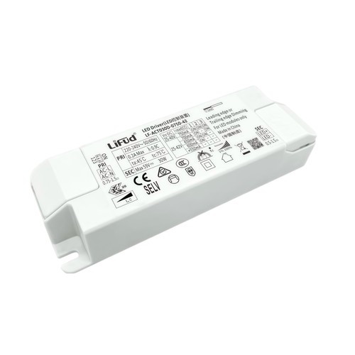 Lifud 30W / 550-700mA dimbar LED-driver - 25-40V, Triac fasedimming, flicker free
