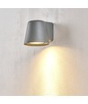 6 stk. Avero GU10 Vegglampe Grå - IP65, uten lyskilde